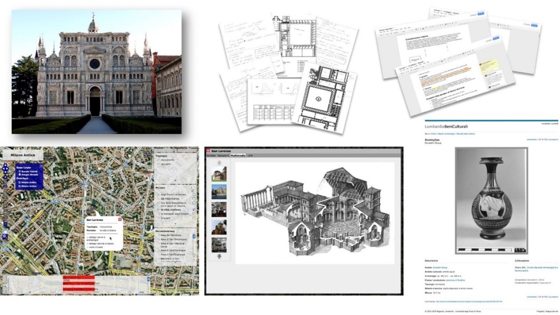 Esempi del progetto "Certosa di Pavia"